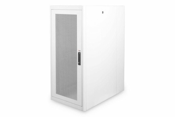 EQUIP Serverschrank 19" 26U 600x1000mm gelochte Tür grau EBF-26-6010-G-CCAA