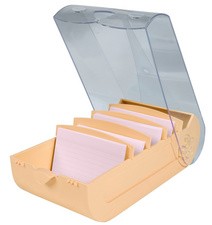 EXACOMPTA Lernkartei BunnyBox, A8, pastellblau