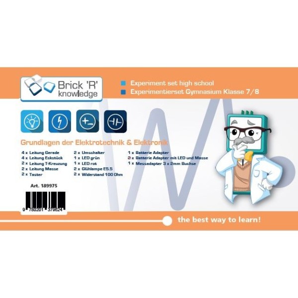 ALLNET Brick"R"knowledge Experimentierset Gymnasium Klasse 7/8 ALL-BRICK-0730