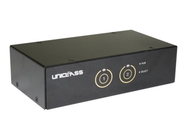 EFB ELEKTRONIK 2-Port DisplayPort USB KVM Switch, Audio & USB 3.0 Hub EB930