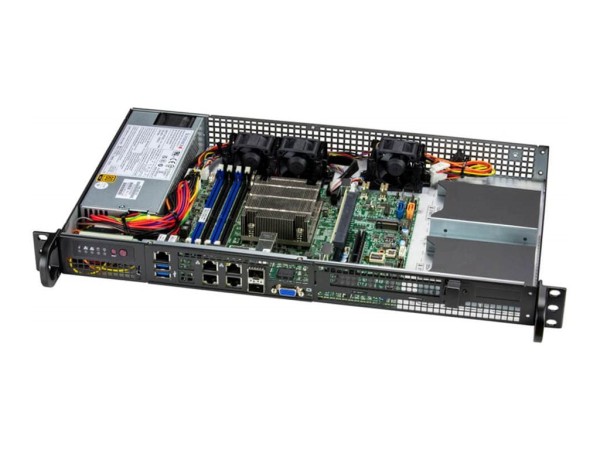 SUPERMICRO Barebone SuperServer 1U Intel Xeon D-1718T (4C/8T) 2,6 GHz SYS-5 SYS-510D-4C-FN6P