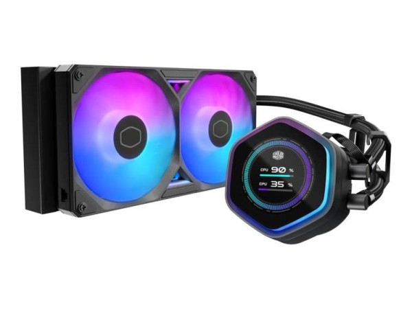 COOLERMASTER Cooler Master ML 240 Atmos II LCD ARGB AiO-Wasserkühlung MLX-D24M-A25SZ-L1