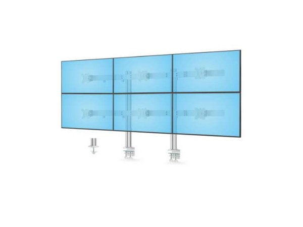 STARTECH.COM 6 Fach Monitorhalterung mit Querstange Monitore bis 81,28cm 32 6-MONITOR-ARM-A