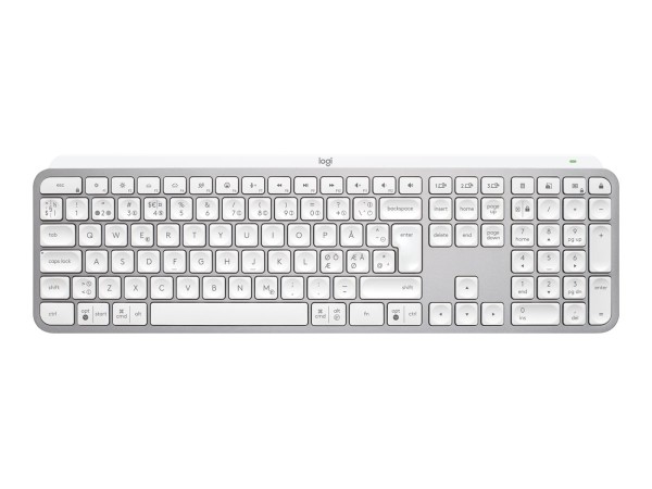LOGITECH LOGITECH MX Keys S Pale Grey US International - Kabeloses Keyboard