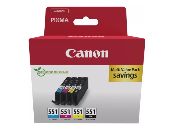 CANON CLI-551 C/M/Y/BK Multipack 6509B015