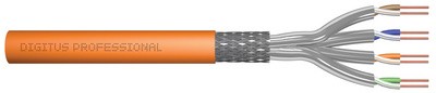 DIGITUS Installationskabel, Kat.7, S/FTP, 100 m Ring, orange