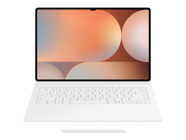 SAMSUNG Book Cover Keyboard für Tab S10 Ultra/S9 Ultra White EF-DX925BWGGDE