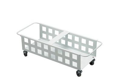 DURABLE Fahrwagen DURABIN SQUARE TROLLEY DUO 40, weiß