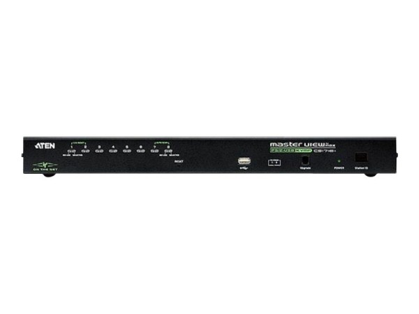 ATEN KVM Switch, 8-fach, CS1708i, IPbasierender KVM over the Net, mit Remot CS1708I