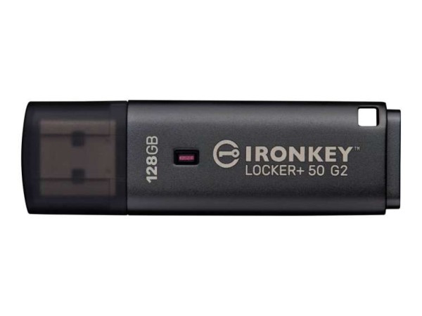 KINGSTON Technology IronKey 128GB Locker Plus 50 G2, FIPS 197, AES-256 IKLP50G2/128GB