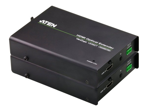 ATEN ATEN VE882 HDMI-Verlängerung mit IR und RS232 über LWL (bis 600 m)