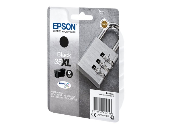 EPSON 35XL XL Schwarz Tintenpatrone C13T35914010