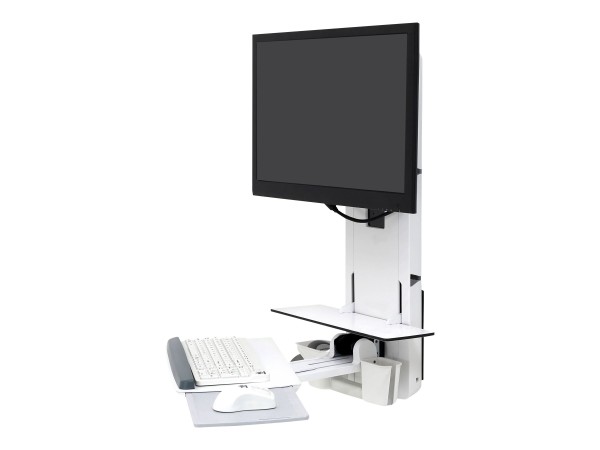 ERGOTRON StyleView Sit-Stand Vertical Lift Patient Room weiss max.24Zoll LC 61-080-062