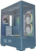 MONTECH MONTECH SKY TWO, Midi-Tower - blau