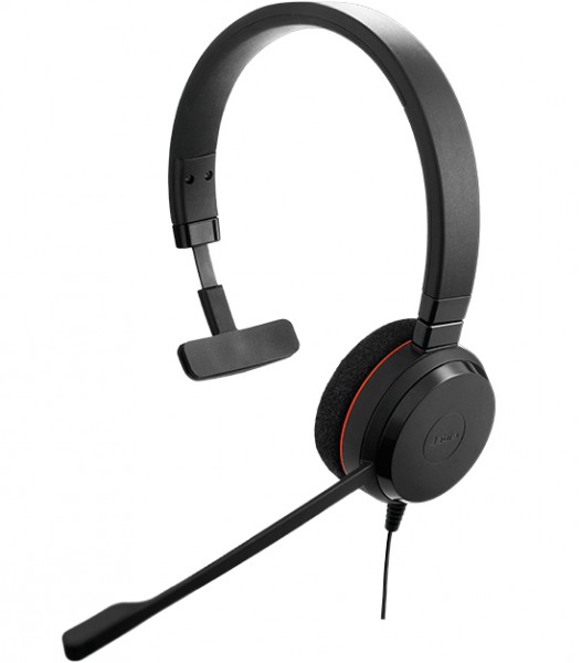 Jabra Evolve 20 UC Duo USB-C - Kopfhörer - Kopfband - Büro/Callcenter - Schwarz - Binaural - Lautstärke + - Lautsärke -