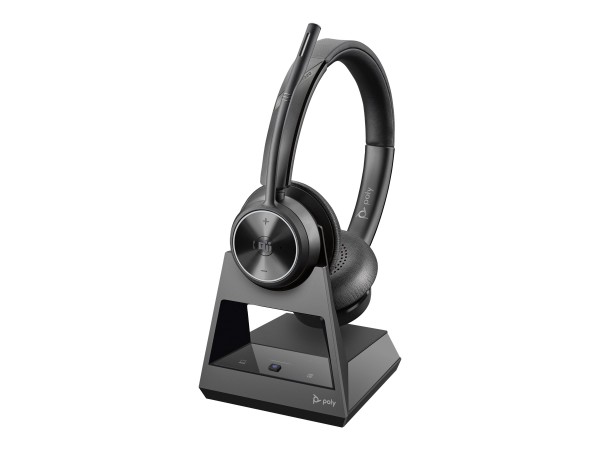 HP HP Poly Savi 7320 Office - Savi 7300 series - Headset - On-Ear - DECT - kabellos - aktive Rauschunte