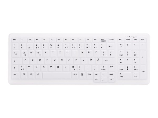 ACTIVE KEY AK-C7000F-UVS-W/CH - IP68 Vollversiegelt - 104 Tasten - wei� - AK-C7000F-UVS-W/CH