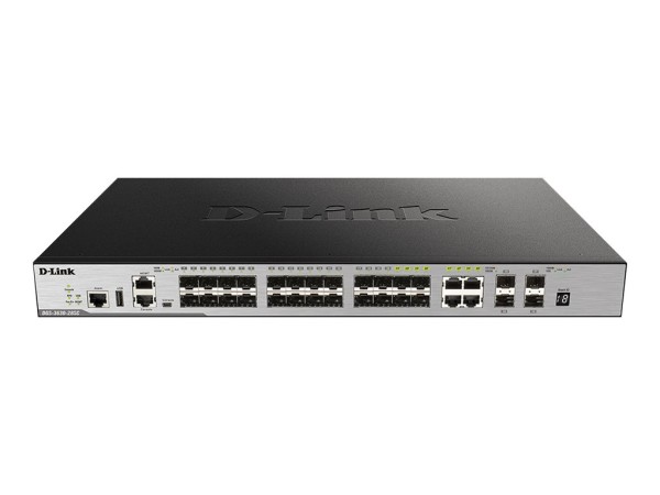 D-LINK D-LINK 28-Port Layer 3 Fiber Gigabit Stack Switch (SI)