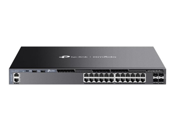 TP-LINK Omada 24-Port Gigabit Stackable L3 Managed Switch with 4 10GE SFP+ SG6428X