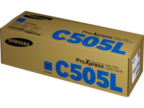 SAMSUNG CLT C505L Cyan Tonerpatrone (SU035A) SU035A