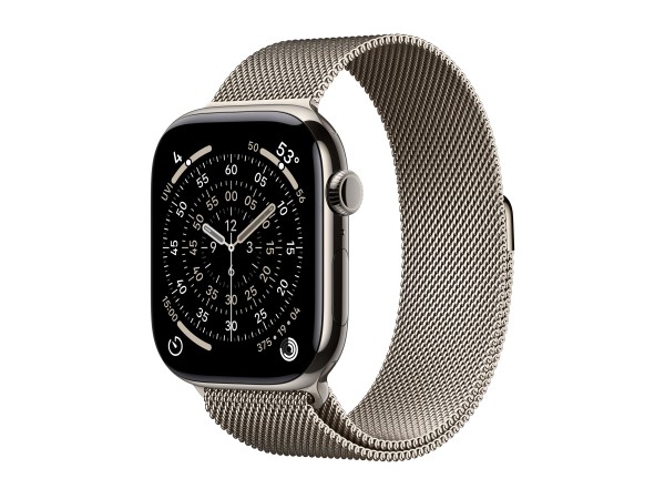 APPLE APPLE Watch S11 Titan Natur Cellular 46mm (Milanaise Armband natur) S/M