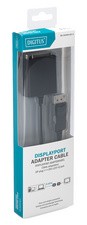 DIGITUS Adapterkabel, DisplayPort - DVI-I, 0,15 m, schwarz