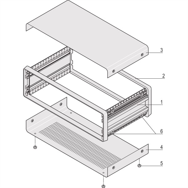 SCHROFF 14575127 Desktopgehäuse 147.1 x 391 1 St. 14575127