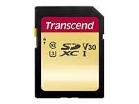 TRANSCEND 128GB UHS-I U3 SD card MLC TS128GSDC500S