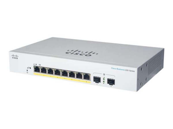 CISCO SYSTEMS CBS220 SMART 8-PORT GE POE EXT CBS220-8P-E-2G-EU