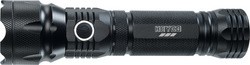 HEYCO LED-Taschenlampe, 3 W, schwarz , mit Signalleuchte