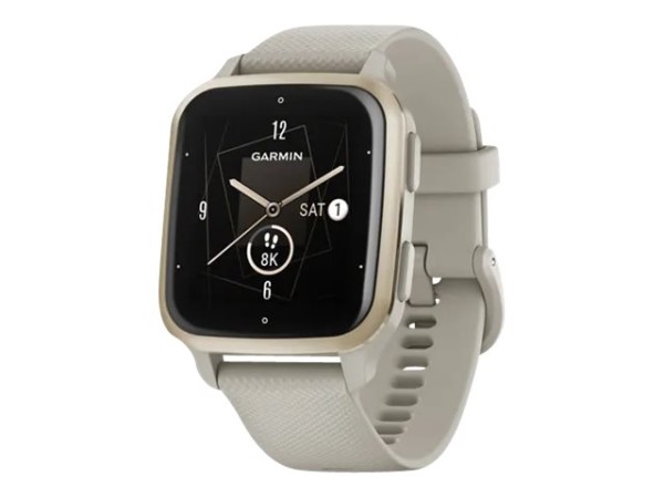 GARMIN Venu Sq 2 Music Edition - 40 mm - french gray - intelligente Uhr mit 010-02700-12
