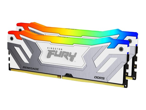 KINGSTON FURY Renegade RGB White XMP 48GB Kit (2x24GB) KF584CU40RWAK2-48