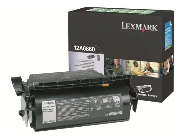 LEXMARK Schwarz Tonerpatrone LRP 0012A6860