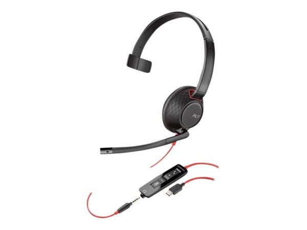 PLANTRONICS Headset Blackwire USB-C C5210 207587-01