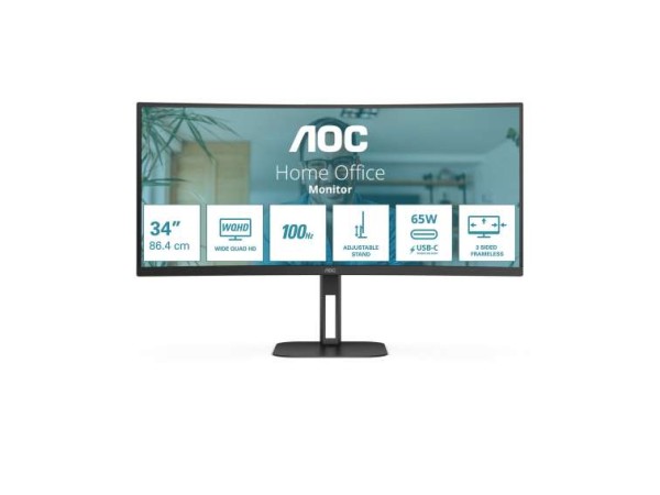 AOC CU34V5C Curved Monitor 86,4cm (34") CU34V5C/BK
