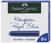 FABER-CASTELL Tintenpatronen Standard, königsblau