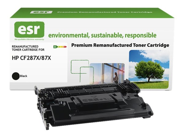 ESR ESR Toner cartridge compatible with HP CF287X black High Capacity remanufactured 18.000 pages