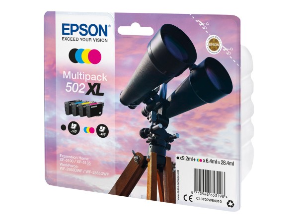 EPSON Ink/502XL Binocular CMYK SEC C13T02W64020