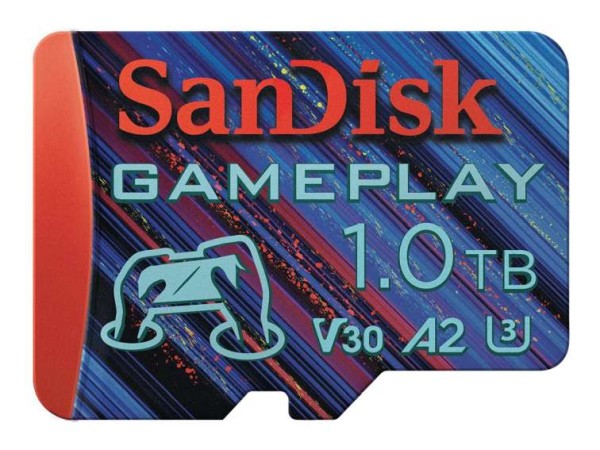 SANDISK GamePlay 1 TB microSDXC UHS-I-Speicherkarte bis 190 MB/s SDSQXAV-1T00-GN6XN