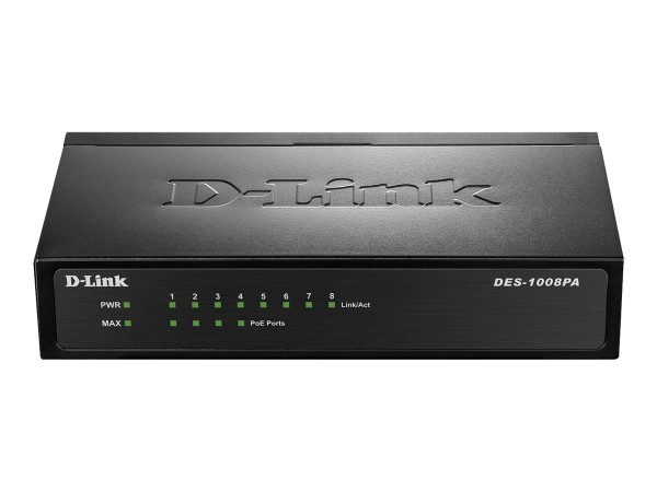 D-LINK D-LINK 8-Port Layer2 PoE Fast Ethernet Switch