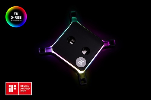 EKWB EKWB EK-Quantum Magnitude D-RGB - 1700 Nickel + Acetal (schwarz/nickel)