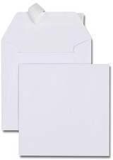 GPV Briefumschläge, 220 x 220 mm, ohne Fenster, weiß