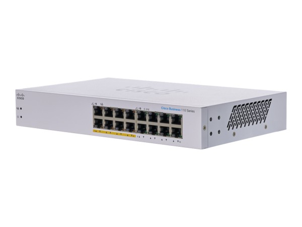 CISCO CISCO SYSTEMS CBS110 Unmanaged 16-port GE Partial PoE