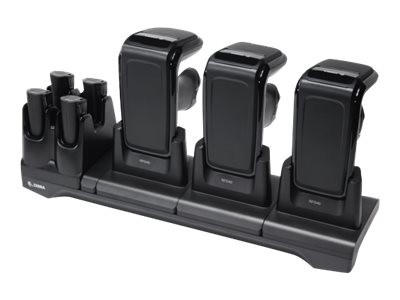 ZEBRA Multi-slot Charge/Communication Only Cradles - Docking Cradle (Anschl CRD3S4T-RFD49-UNIV-COM-1