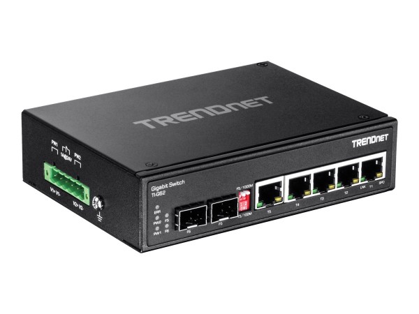 TRENDNET 6-PORT HARD. IND. GBIT SWITCH TI-G62