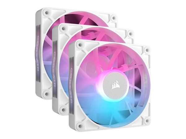 CORSAIR Lüfter 120*120*25 RX120 RGB iCUE Link White Triple CO-9051022-WW