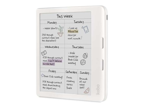 KOBO Libra Colour 32GB White 7" N428-KU-WH-K-CK