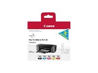 CANON CANON PGI 72 MBK/C/M/Y/R Multipack 5er Pack Gelb, Cyan, Magenta, Rot, mattschwarz Tintenbehälter CANON CANON PGI 72 MBK/C/M/Y/R Multipack 5er Pack Gelb, Cyan, Magenta, Rot, mattschwarz Tintenbehälter