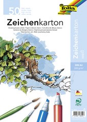 folia Zeichenkarton, DIN A3, 200 g/qm, weiß