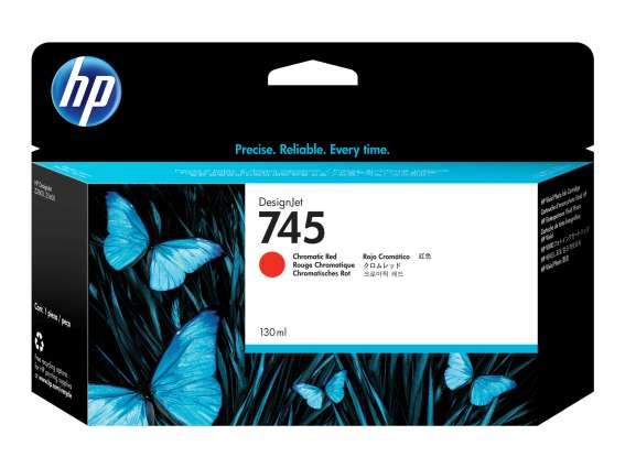 HP 745 Chromatic Red DesignJet Tintenpatrone F9K00A